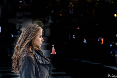 Profile on a NYC avenue