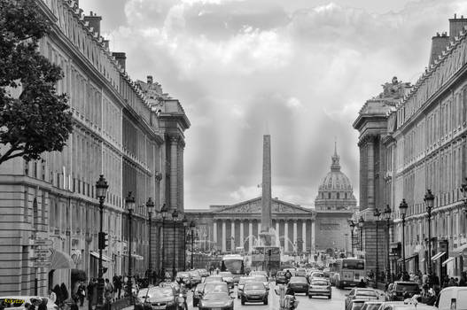 Paris mourning - tribute to a suffering city