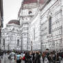 People and architecture in Firenze