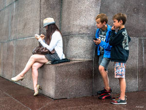 boys in Vilnius