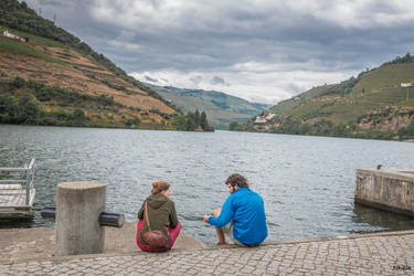 sweet Portugal - dialogue on the river bank by Rikitza