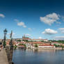 Czech paradise - vltava from the Charles bridge