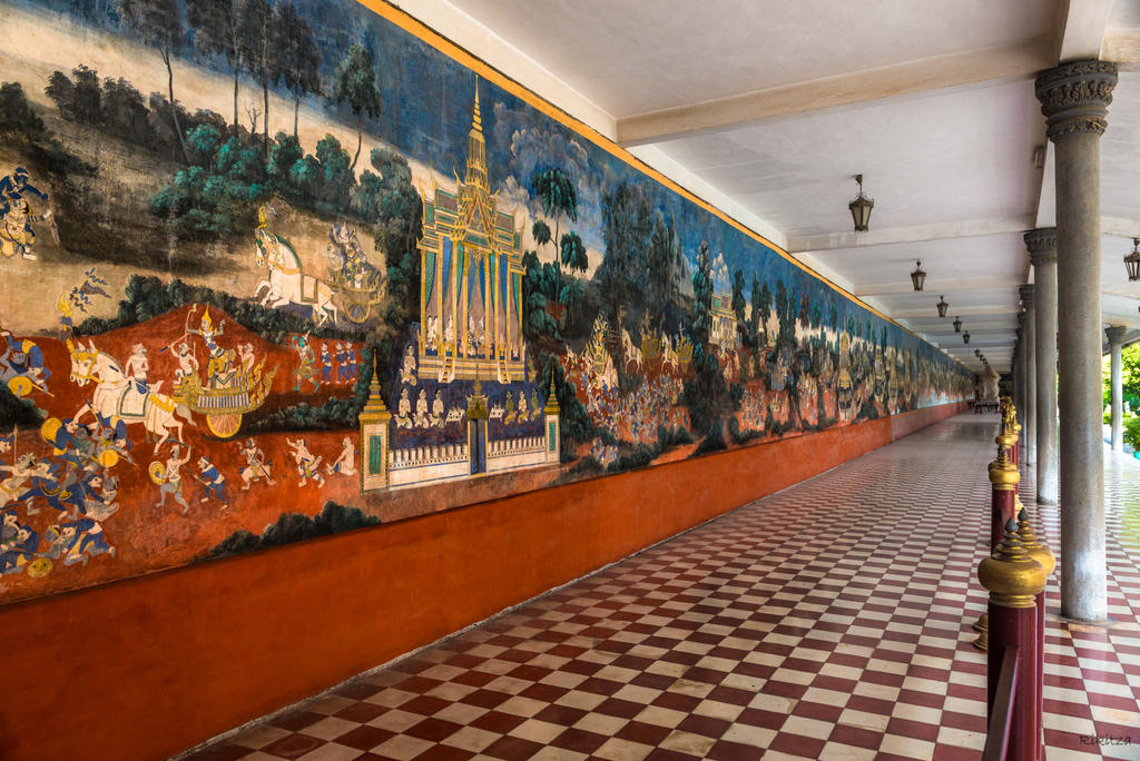 Khmer imperium - art at the Royal corridor