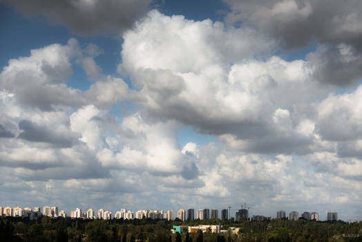 always Tel Aviv - sky from my window