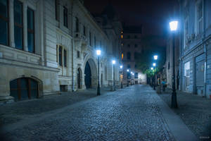 Bucharest my hometown - night over the old city