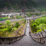 surprising China - Great Chinese Wall looking down