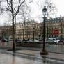 Paris city of lights -Boulevard looking for people