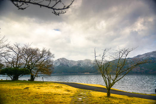 at the Hakone lake - once more