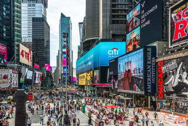 once upon a time in Time Square