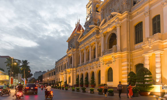colonial architecture in Saigon