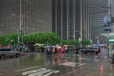 Umbrellas in Manhattan 