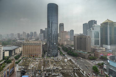 Surprising China - dull view from my hotel room