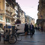 on the sidewalk in Geneva