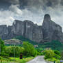 approaching Meteora