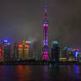 surprising China - night colors on Shanghai river