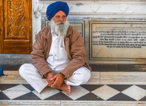 Incredible India - old wise guy Amritsar version