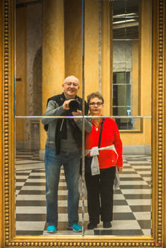 Bucharest beauty - framed at the royal palace