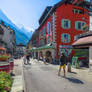 at the foothill of Mont Blanc