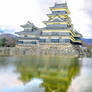 dull day at Matsumoto castle 