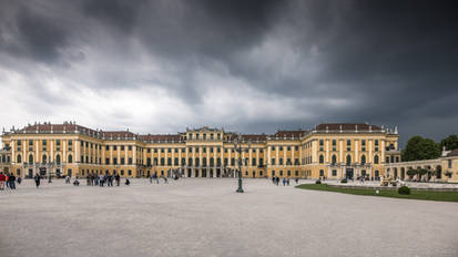 visiting Schoenbrunn