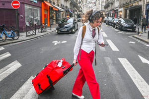 Red in Paris 