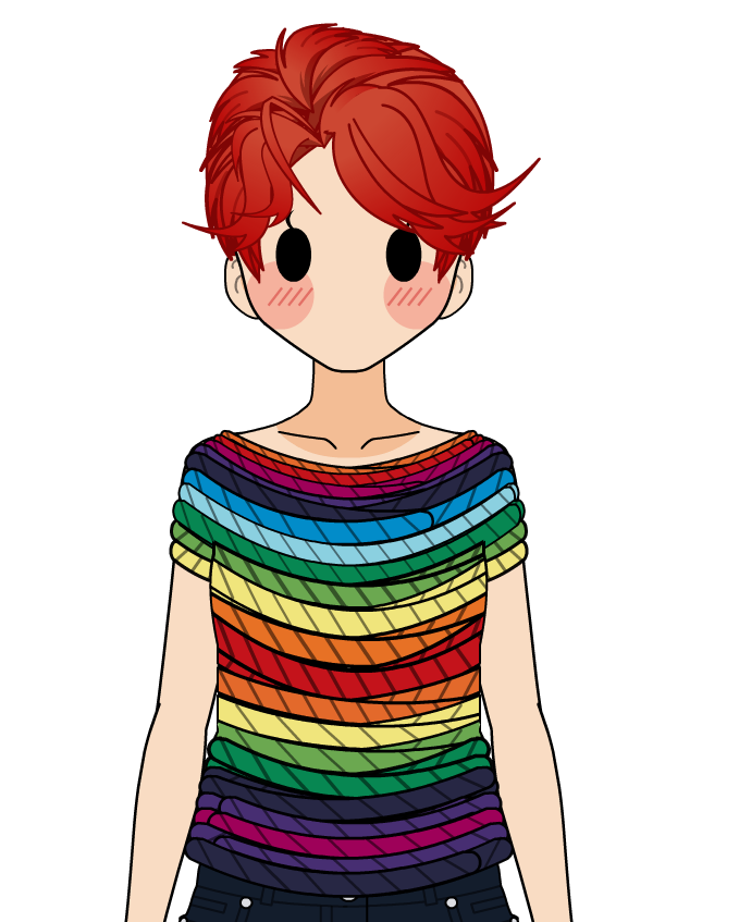 :Rainbow Sweater Shirt Thingy Export: