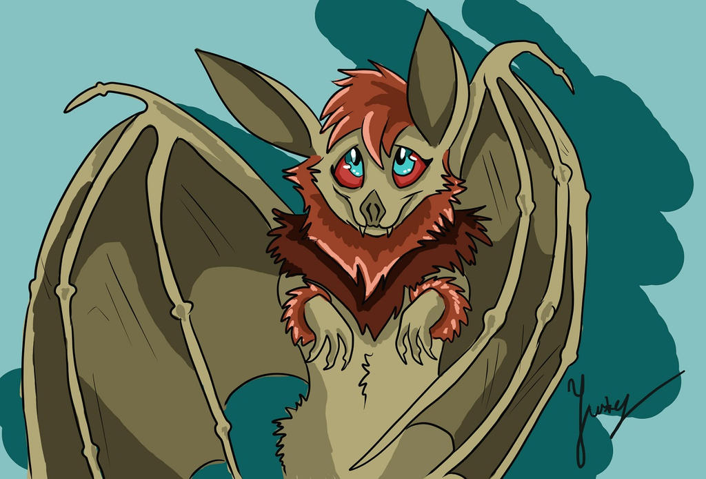 Bat Riding Deviantart Bat by JustynaMalina on DeviantArt