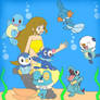 Mermaid And Pokemon Family