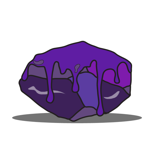Toxic stone ( Fakemon evolutions stone ) by RockiArt44 on DeviantArt