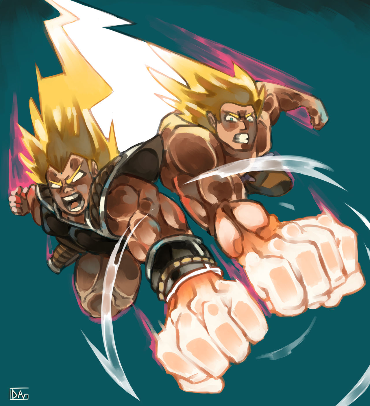 Radtiz Exploding Something Goku and Raditz by DavidID on DeviantArt