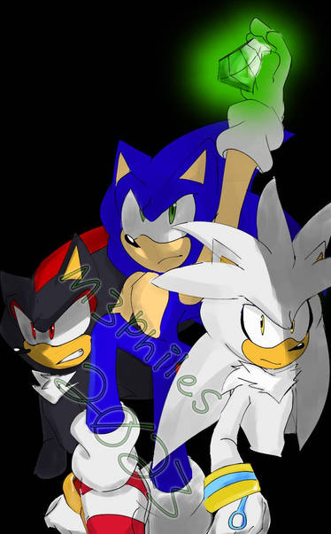 Sonic Shadow Silver Cavaleiros do Tempo