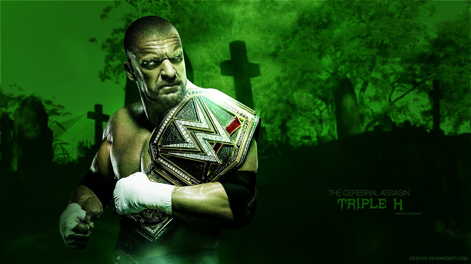 Triple H WWE Champion 2016 HD Wallpaper by DEEVVK on DeviantArt Triple H WWE Champion 2016 HD Wallpaper by DEEVVK on DeviantArt