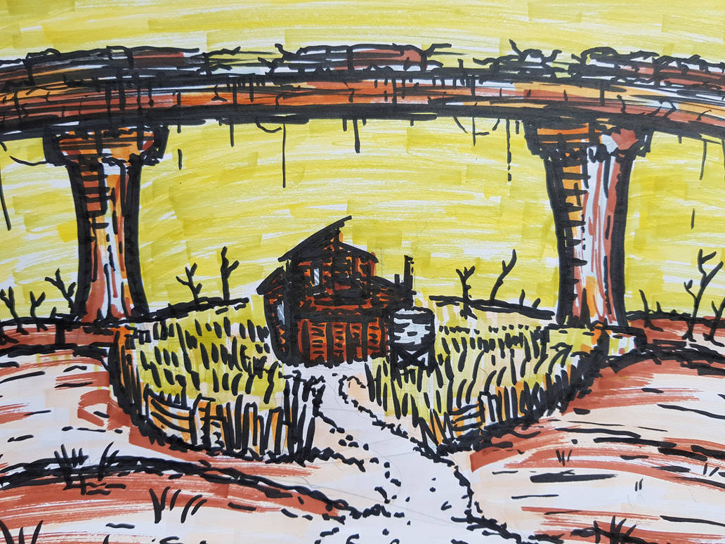 Fallout overpass farm by Mysteria-fantasy on DeviantArt