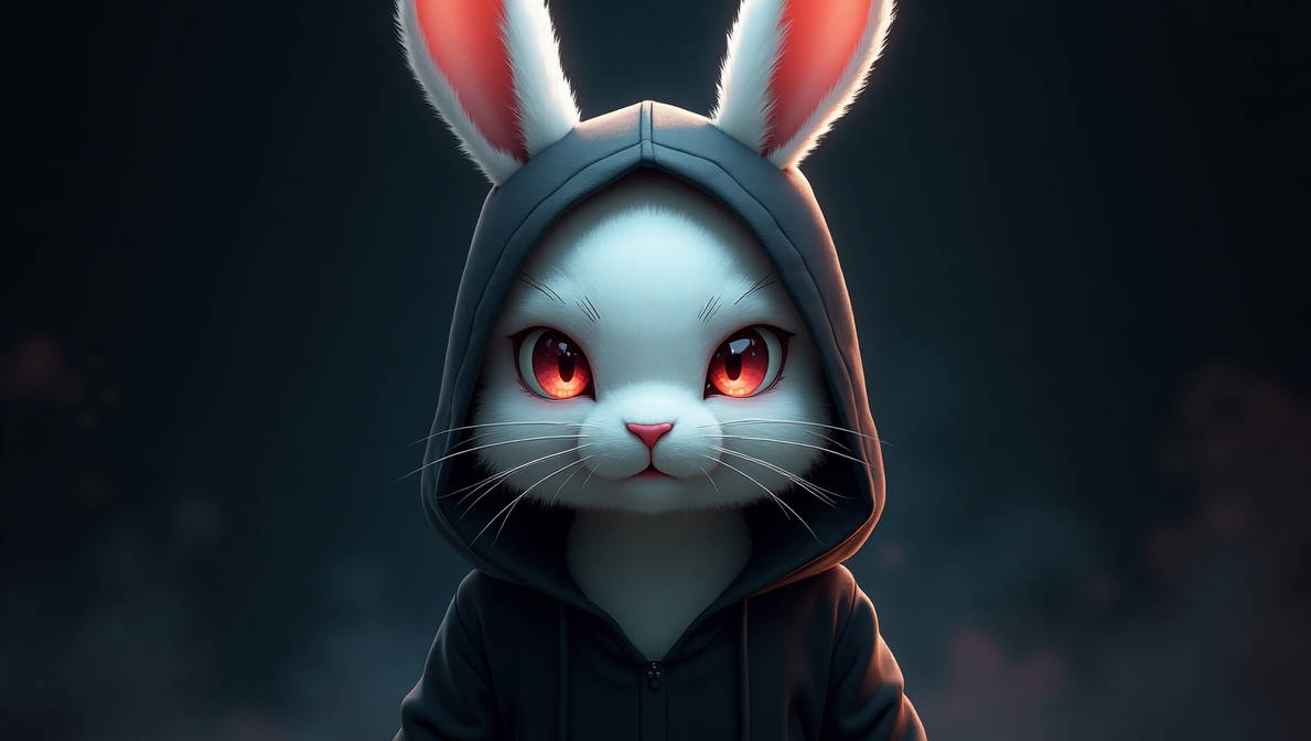 bunny with hood by VasconcelosMarcos on DeviantArt