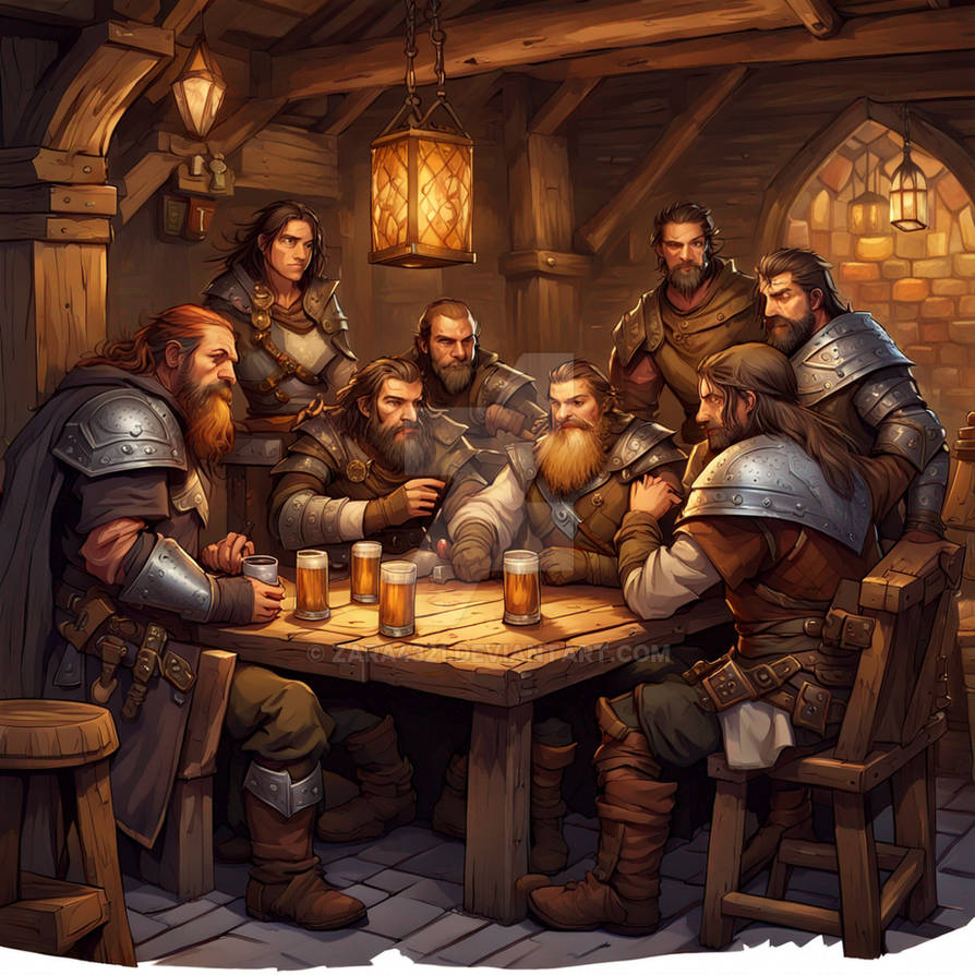 DnD Party at the Tavern by Zara4321 on DeviantArt