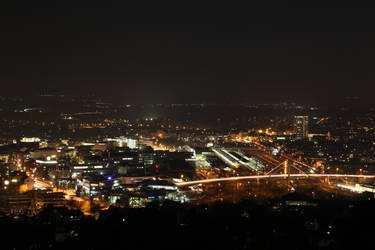 Ulm Nighttime City