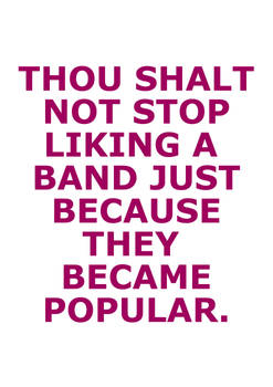 stop liking a band