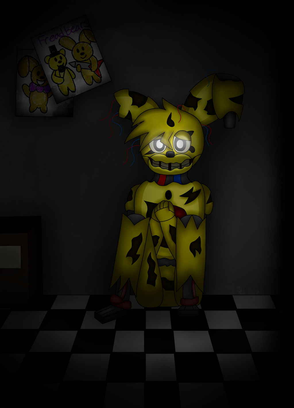 Left Behind Springtrap Locked Away - Springtrap by PinkieTheFool on DeviantArt