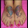 Paisley Foot Tattoo