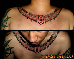 Haida Chest Tattoo