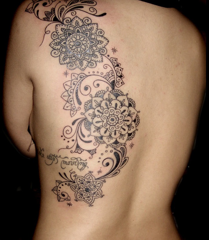 Mandala Swirly Tattoo