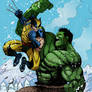 Wolverine versus Hulk