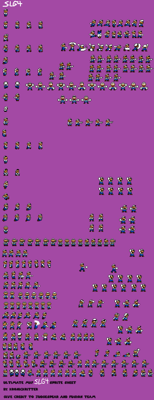 Ultimate MKFusion SLG4 Sprite Sheet by KronicKritter on DeviantArt