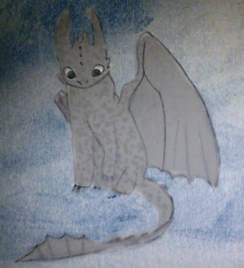 Toothless (Colored) by BatmanFangirl on DeviantArt