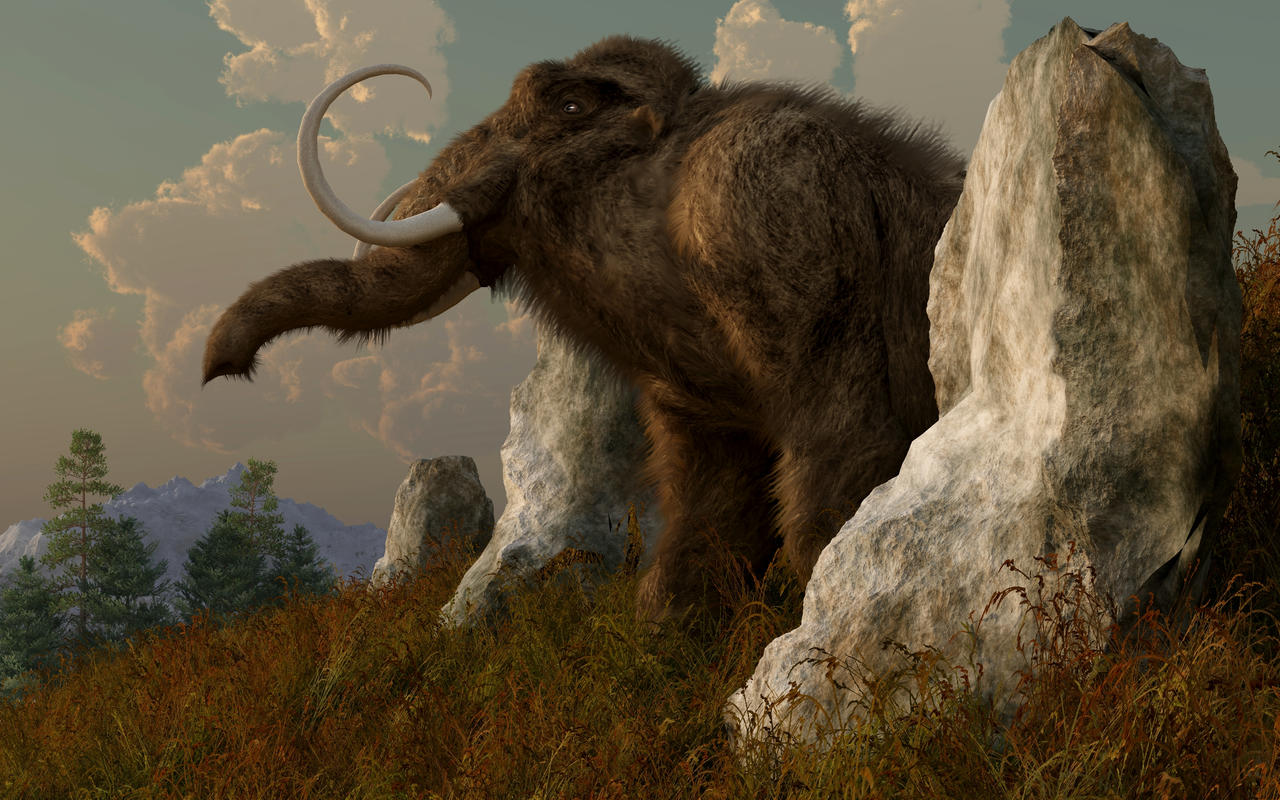 A Mammoth on Monument Hill by deskridge