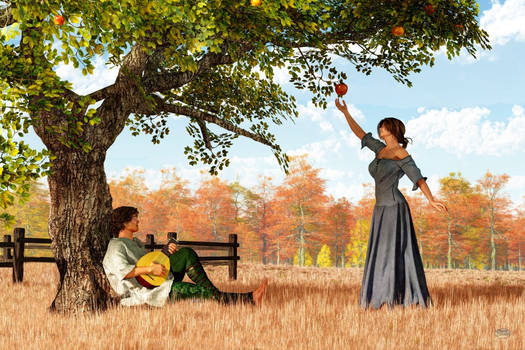 Couple at the Old Apple Tree