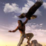 Warrior and Eagle