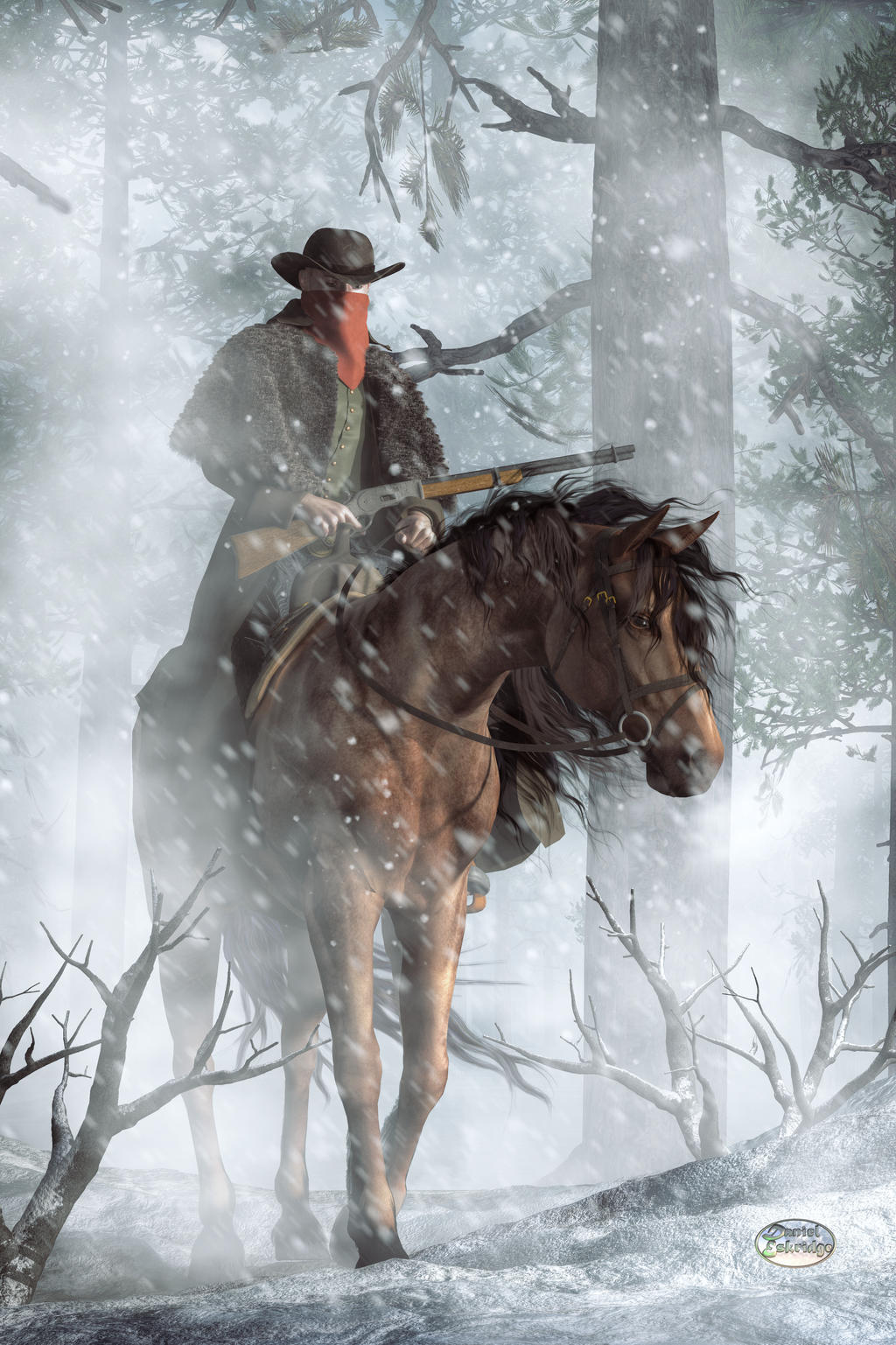 Winter Rider by deskridge on DeviantArt