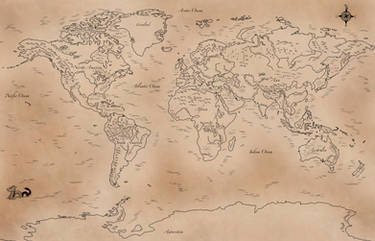 Fantasy Map of the World