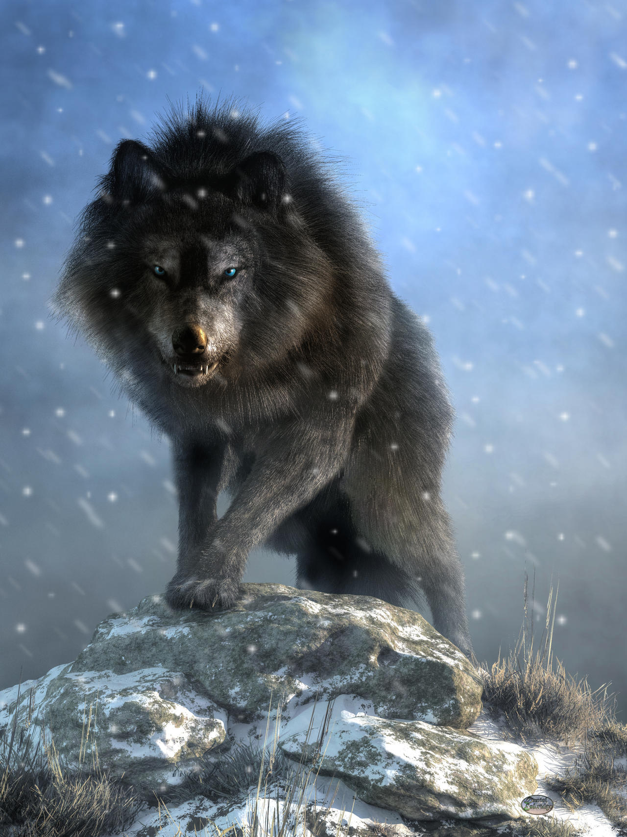 Dire Wolf by deskridge on DeviantArt